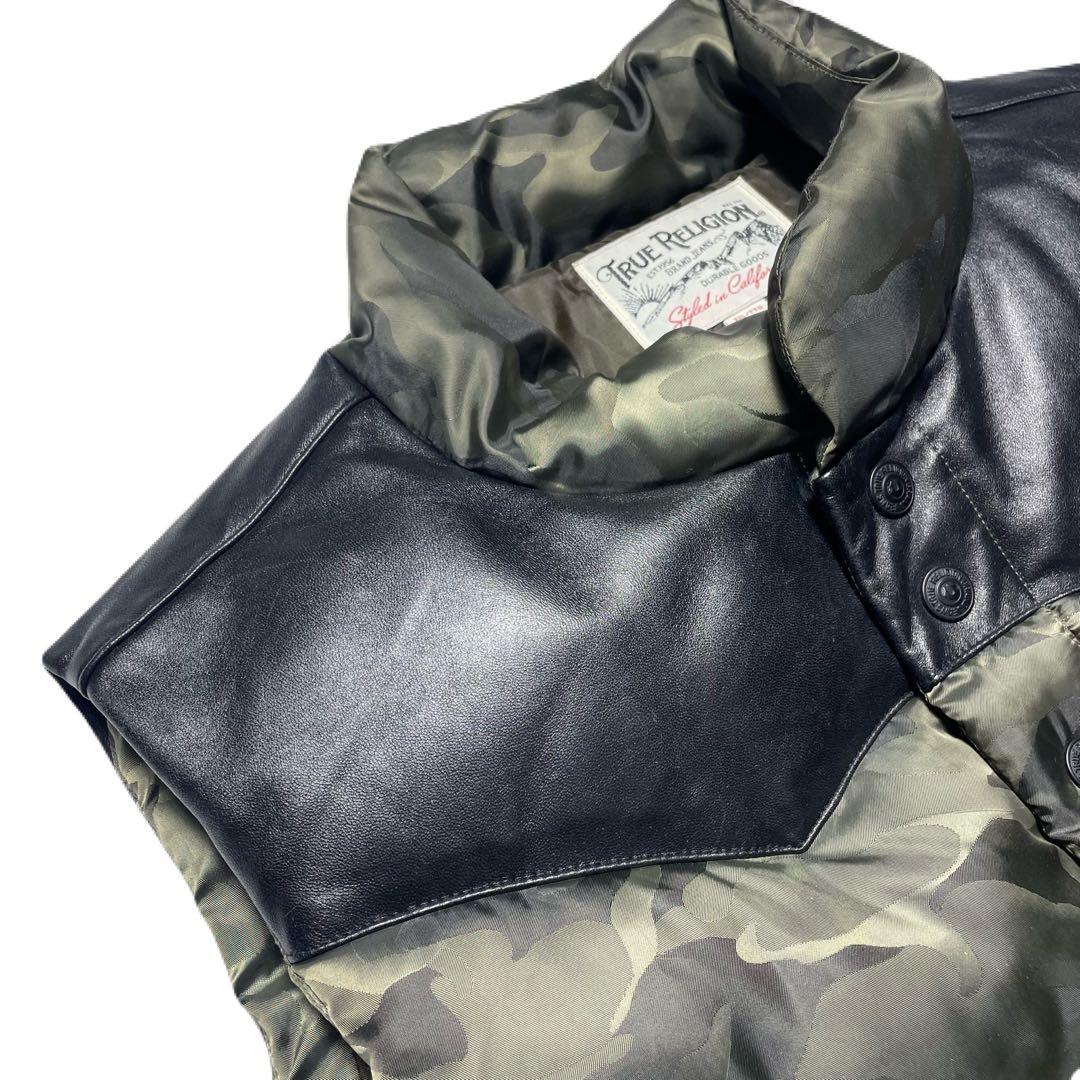 世*ん様 00s TRUE RELIGION CAMO PUFFER VEST