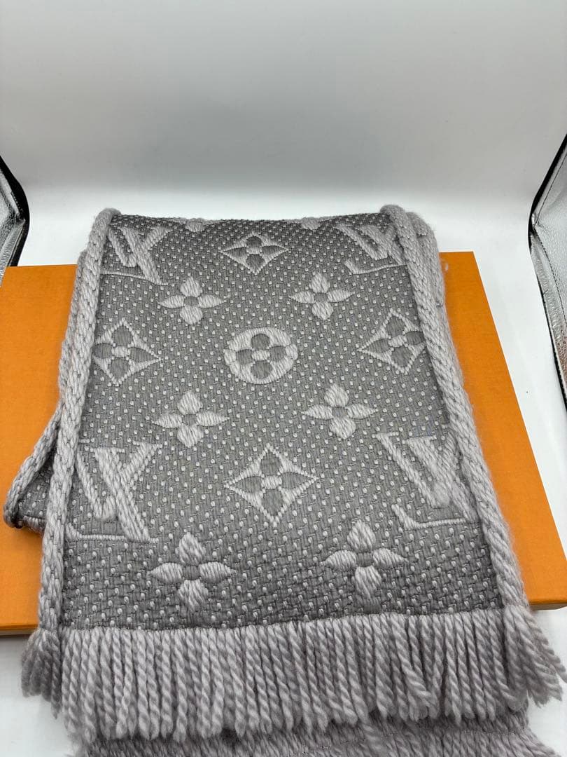 LOUIS VUITTON エシャルプ　ロゴマニアマフラー　M74742