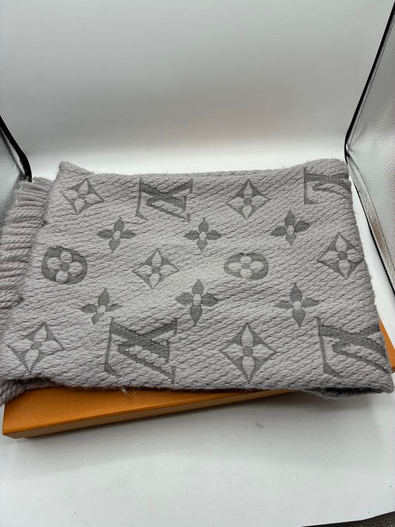 LOUIS VUITTON エシャルプ　ロゴマニアマフラー　M74742