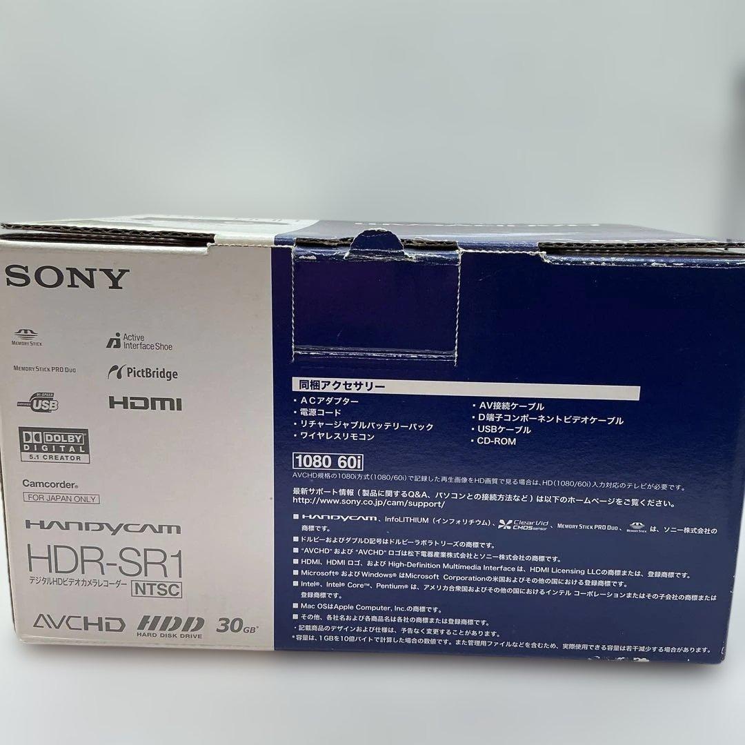 Sony HDR-SR1 06年製 ハンディカム 外箱・付属品完備 動作確認済み