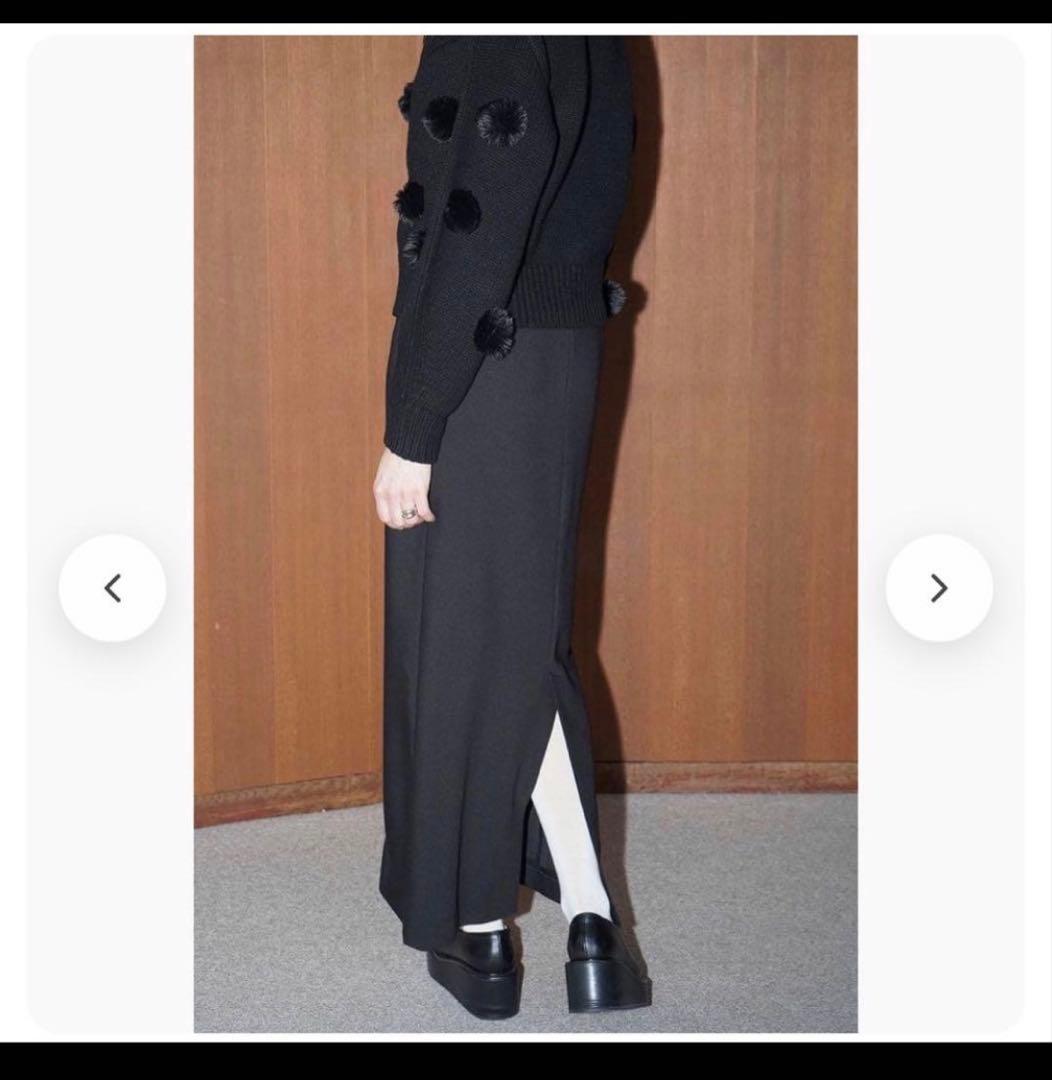 美品CLANE ⭐︎2WAY ADJUST LOW WAIST SKIRT 黒　S