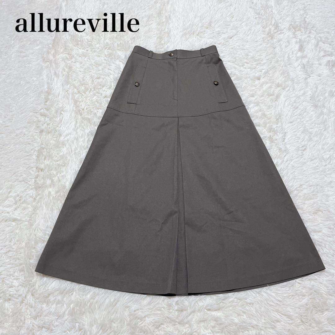 【未使用タグ付】allurevilleツイルボックスタイトスカート サイズ1
