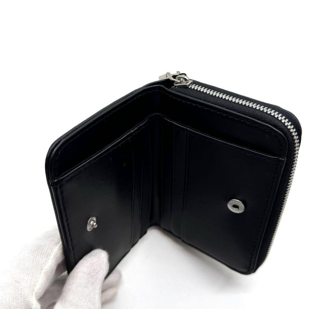 新品 カルバンクライン ふたつ折り 財布 黒 ck