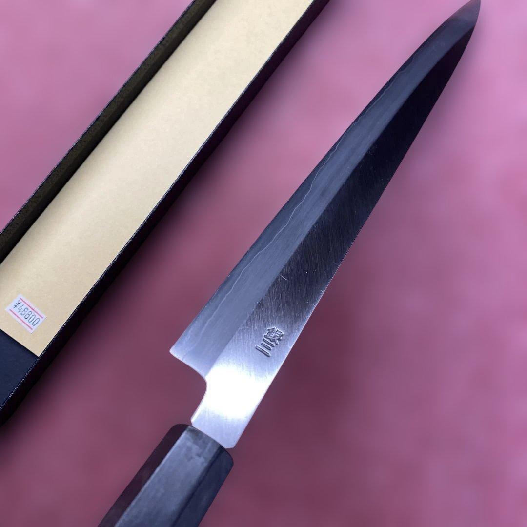銀三　両刃　柳刃包丁　300㎜ 尺0寸
