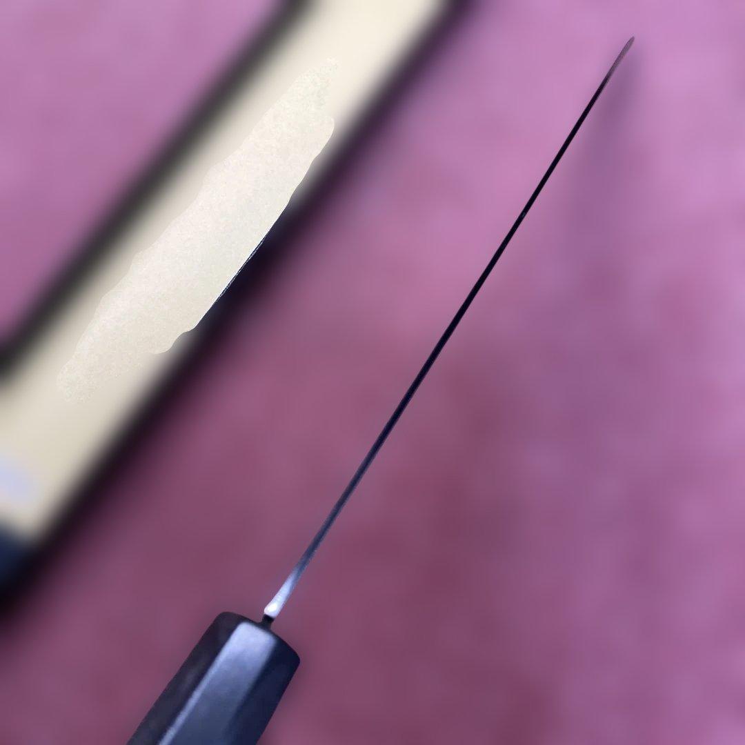 銀三　両刃　柳刃包丁　300㎜ 尺0寸