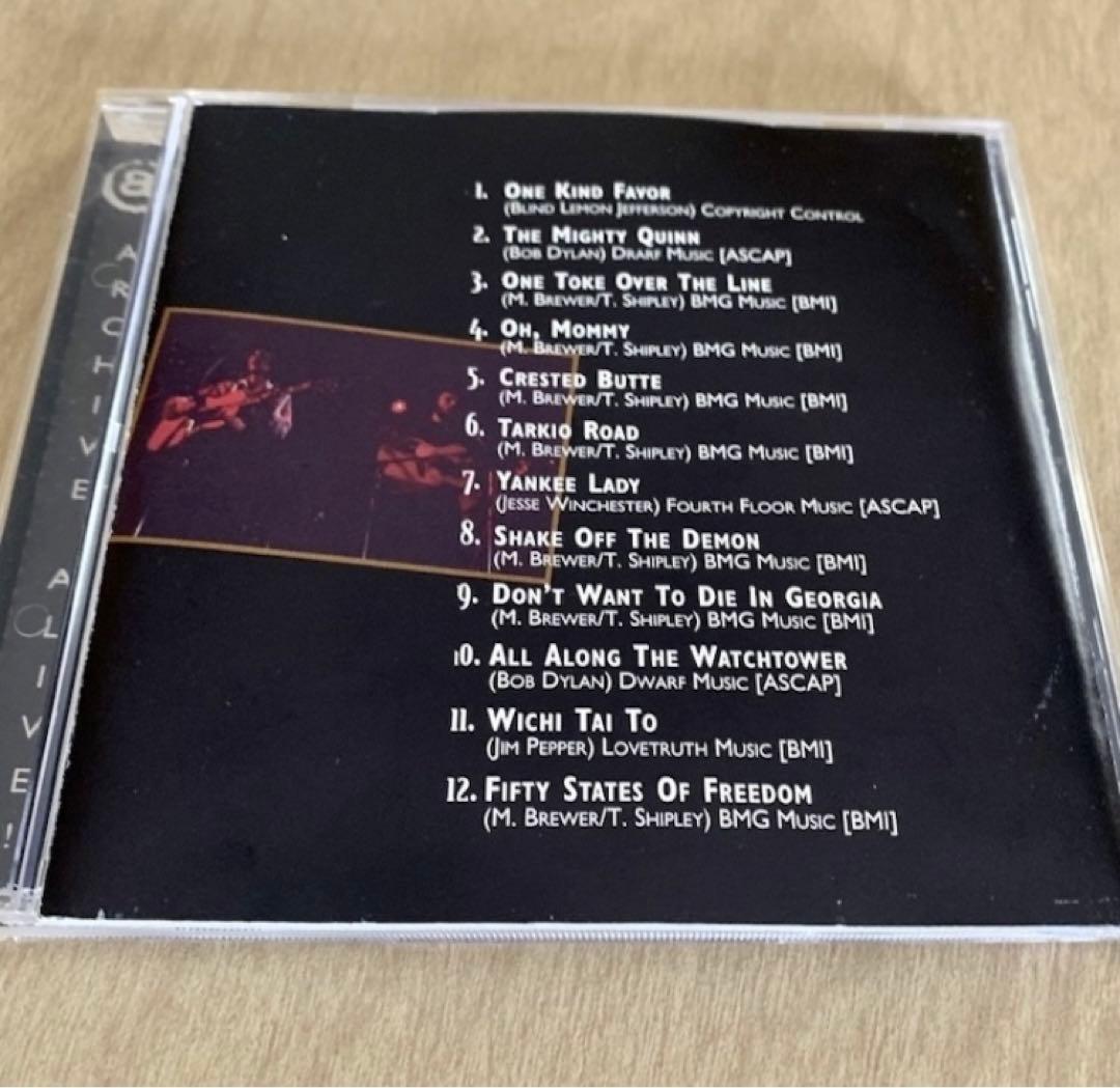 Brewer ＆ Shipley archive live 輸入レア盤