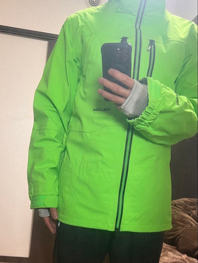 R*H様 ボルコム ゴアテックスジャケット グリーン Gore-Tex Recc