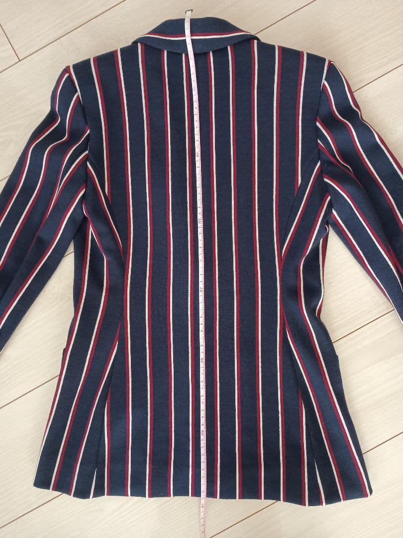 LAURENRALPH LAUREN ネイビー ストライプ ジャケットお値下げ
