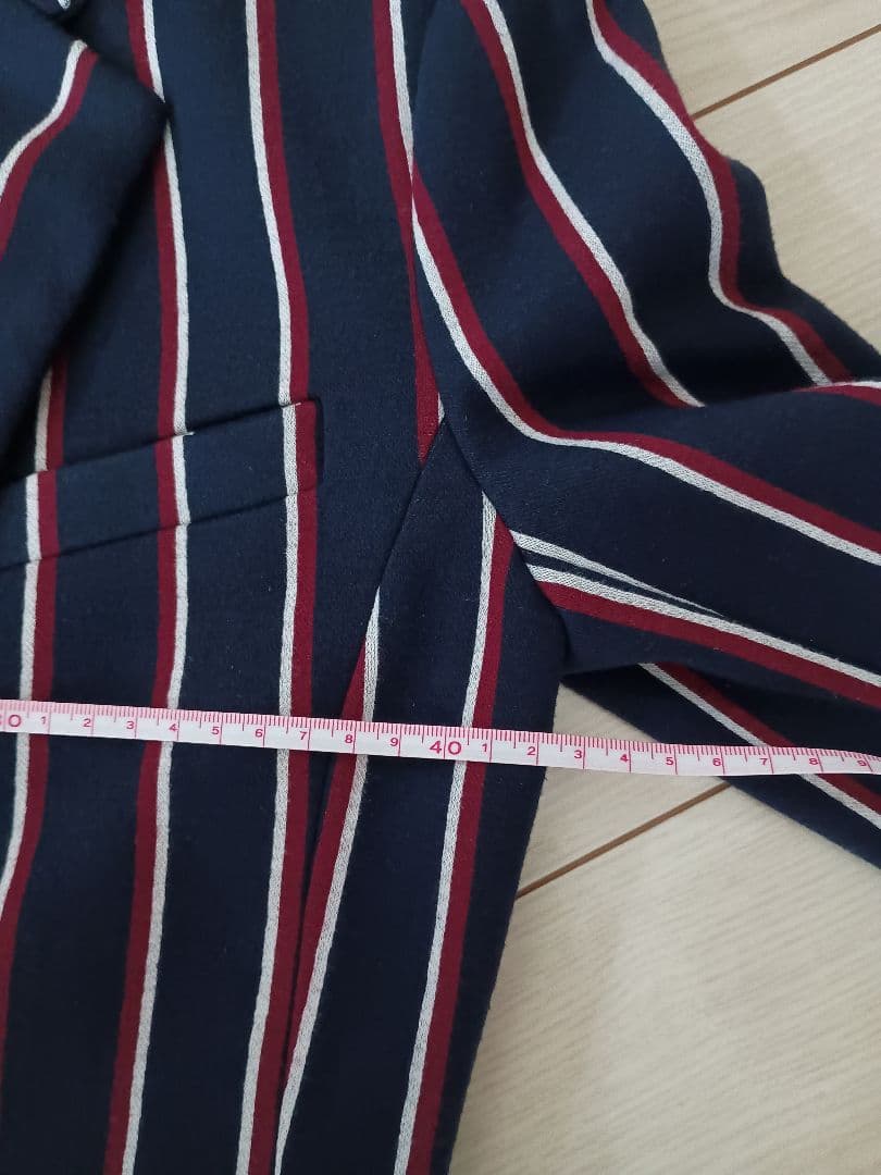 LAURENRALPH LAUREN ネイビー ストライプ ジャケットお値下げ
