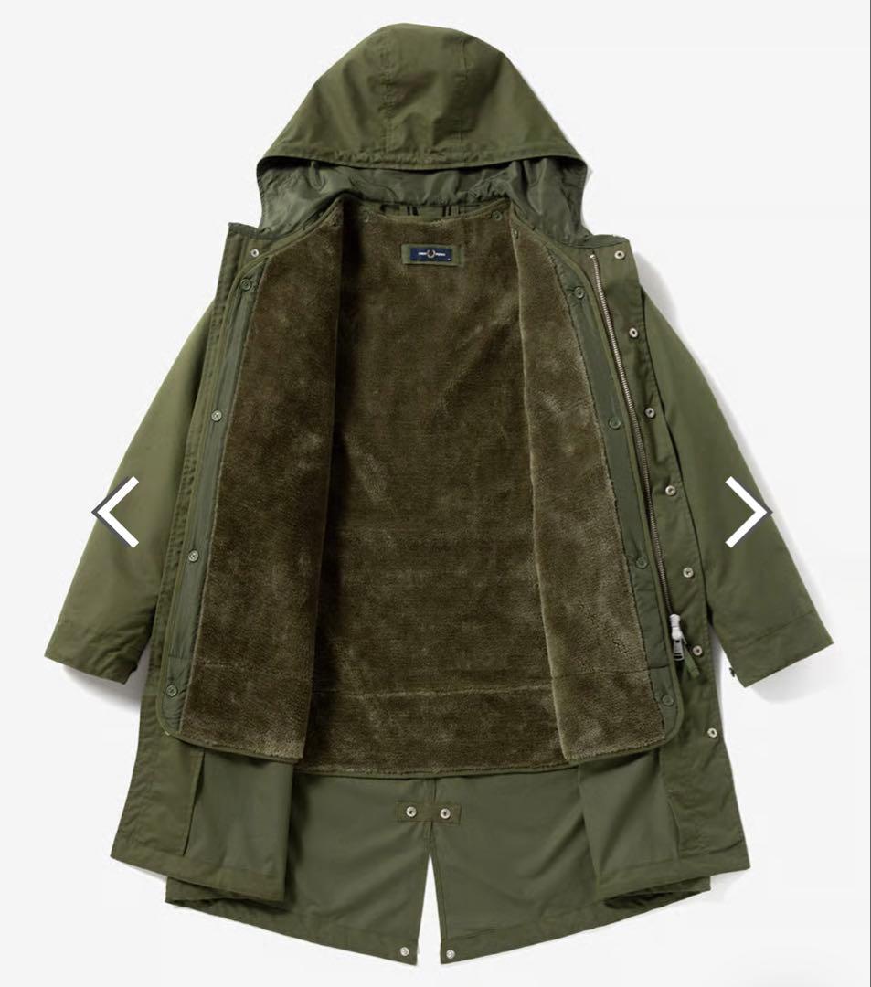 【新品タグ付き】FRED PERRYデタッチャブル ライナー モッズコートメンズ