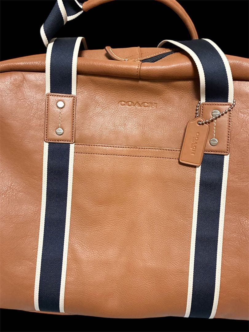 【極美品】コーチ coach 2way ボストンバッグ レザー 大容量