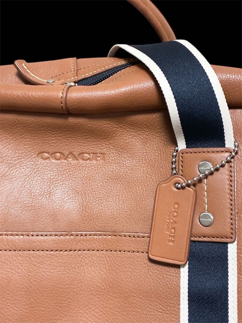 【極美品】コーチ coach 2way ボストンバッグ レザー 大容量