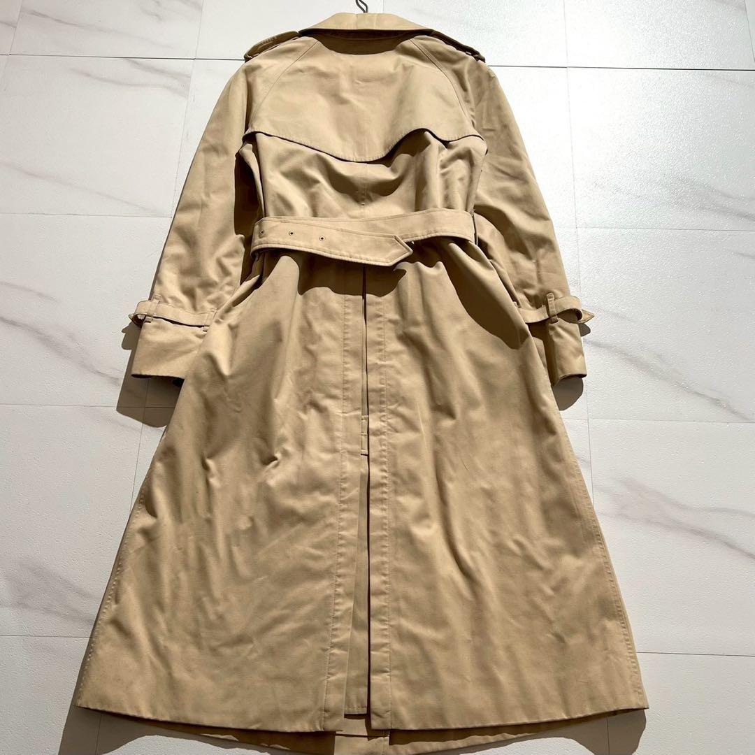 【良品✨】バーバリー トレンチコート ノバチェック ハニーベージュ 英国製 M
