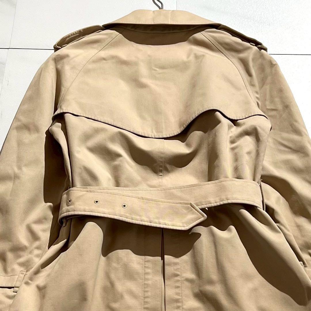 【良品✨】バーバリー トレンチコート ノバチェック ハニーベージュ 英国製 M