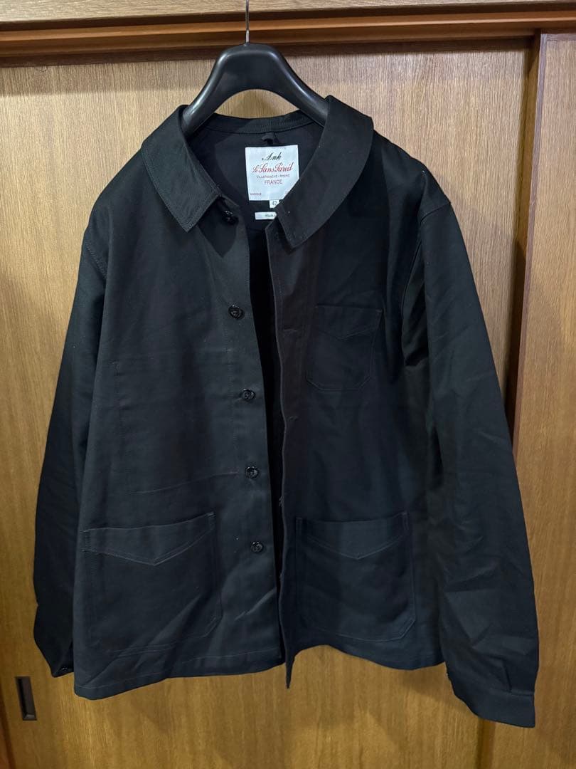 ブラックモールスキン　ジャケット　XL 42 アニキ　ank ルサンパレイユ