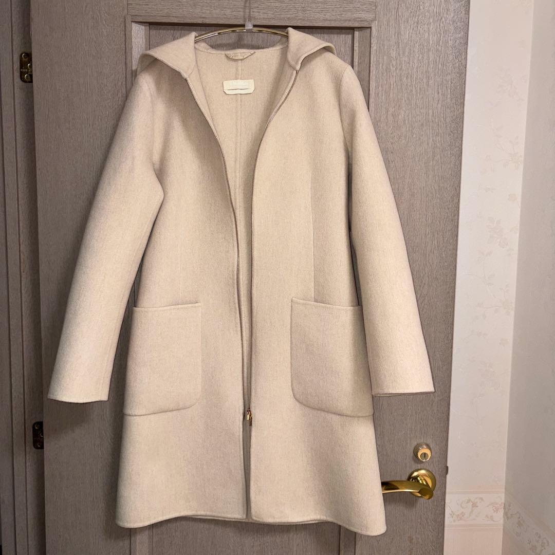 'S Max Mara クチートアマート ダブルフェイスフーディコート JI40