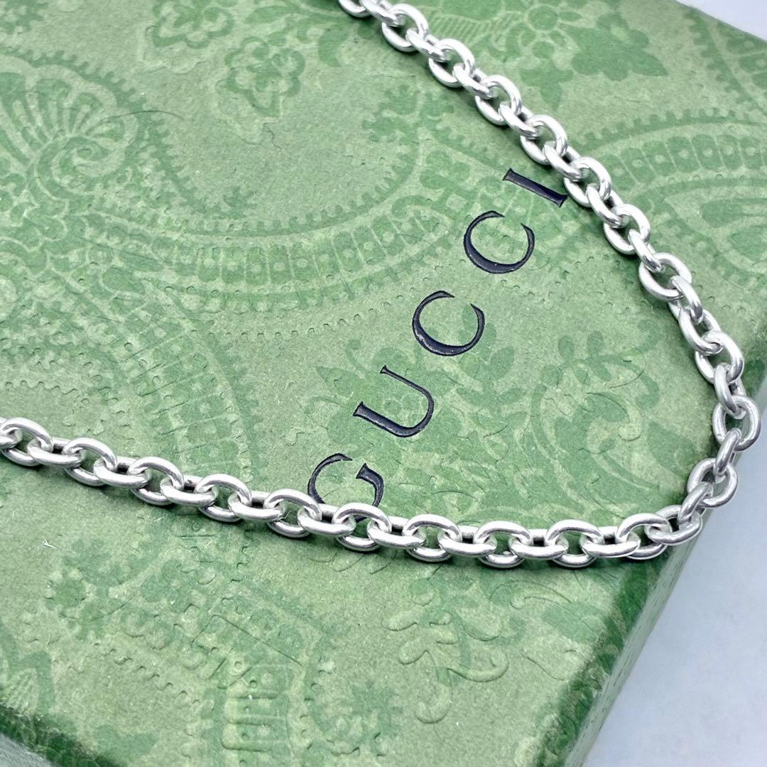 GUCCI グッチ　あずきチェーンのみ　ネックレス　50cm　留め具訳あり