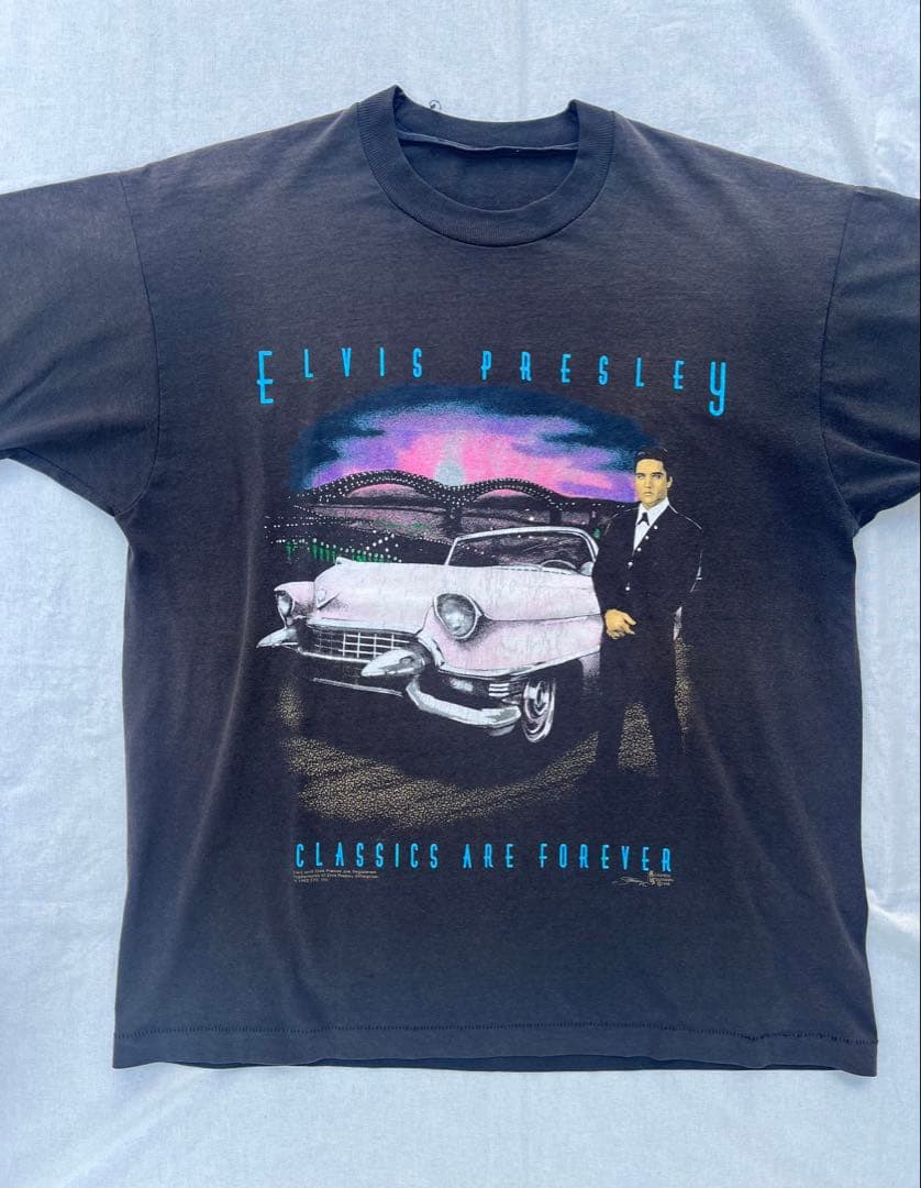 90's ヴィンテージElvis PresleyプリントTシャツXLコピーライト