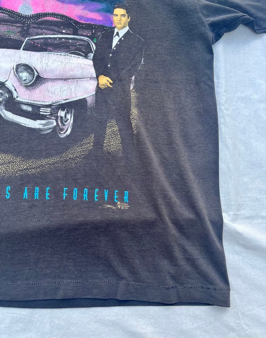 90's ヴィンテージElvis PresleyプリントTシャツXLコピーライト