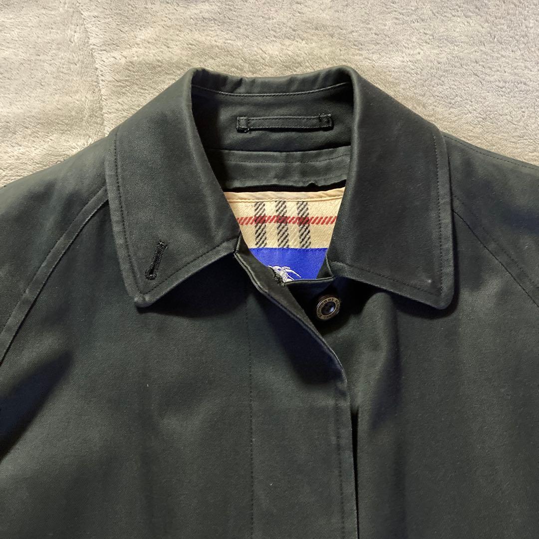BURBERRY BLUE LABEL ステンカラーコート ネイビー ライナー付