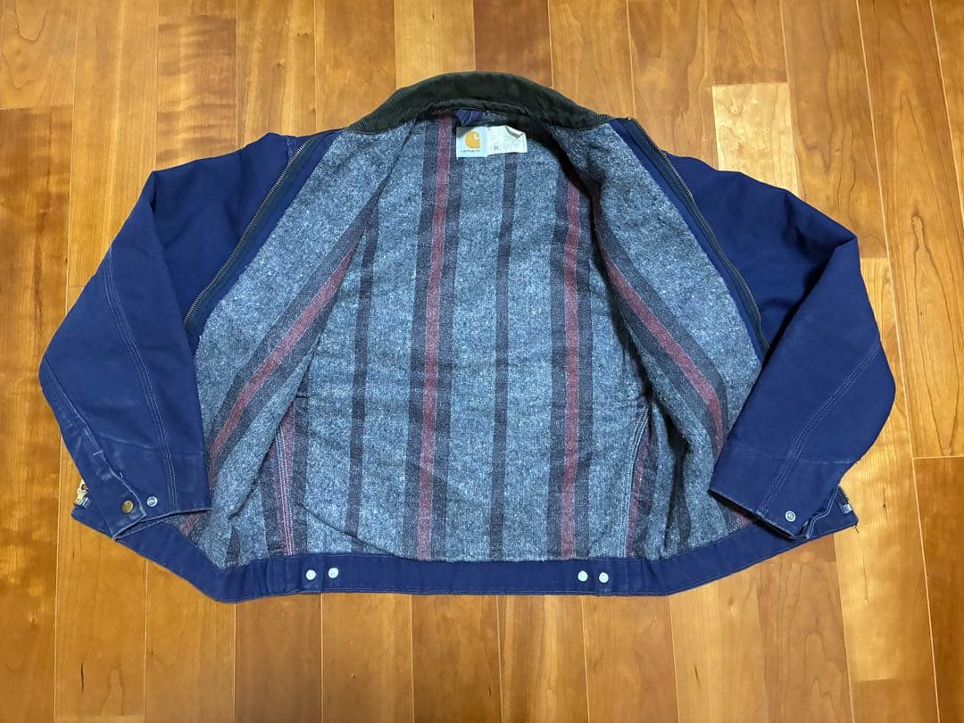 Carhartt デトロイトジャケット 星タグ ネイビー USA製 実寸M