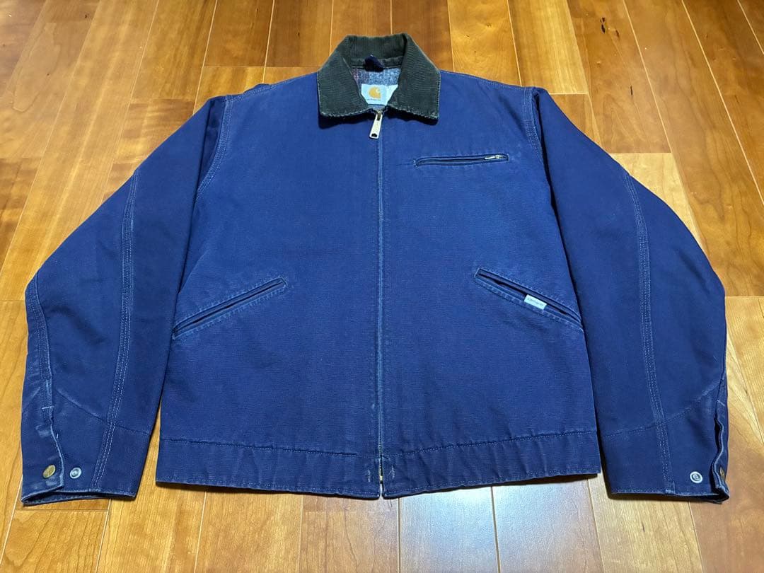 Carhartt デトロイトジャケット 星タグ ネイビー USA製 実寸M