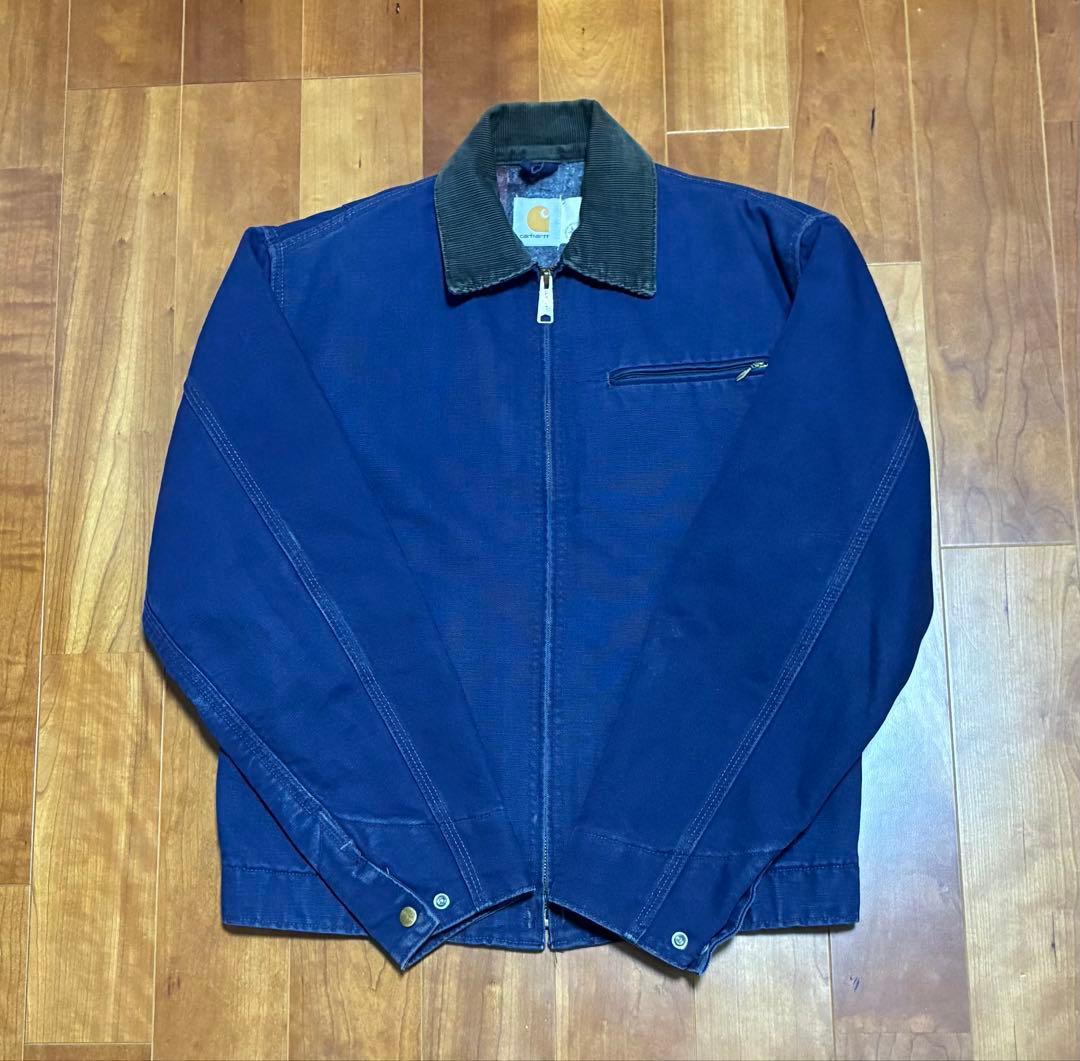 Carhartt デトロイトジャケット 星タグ ネイビー USA製 実寸M