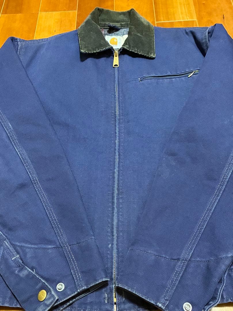 Carhartt デトロイトジャケット 星タグ ネイビー USA製 実寸M