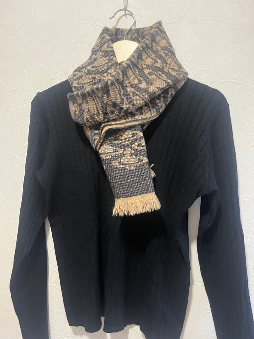 Vivienne Westwood マフラー ウール ブラウン系