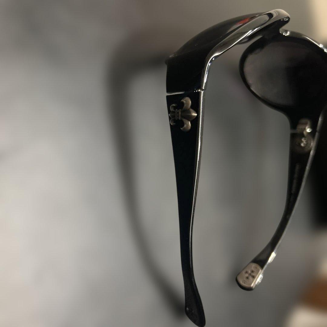 CHROME HEARTS ORBI サイドフレア オーバル サングラス