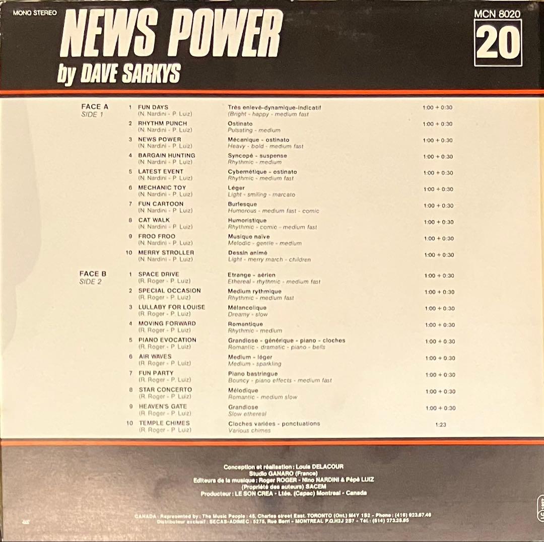 Dave Sarkys - News Power エクスペリメンタル
