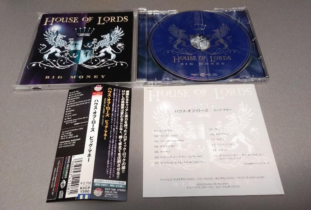 HOUSE OF LORDS-Big Money　ハウス・オブ・ローズ　帯付き