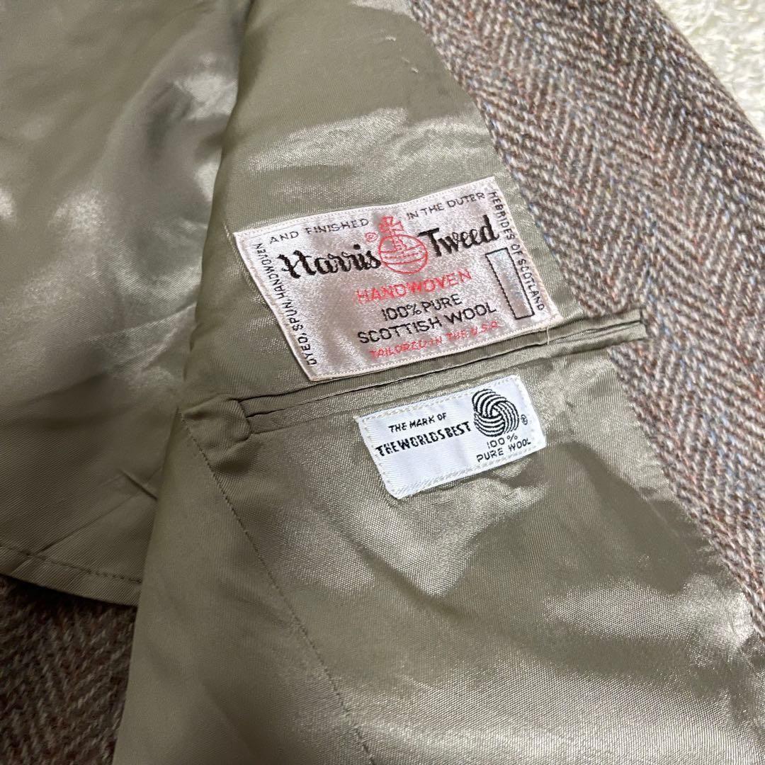 Harris Tweed ハリスツイード テーラードジャケット ブレザー 英国