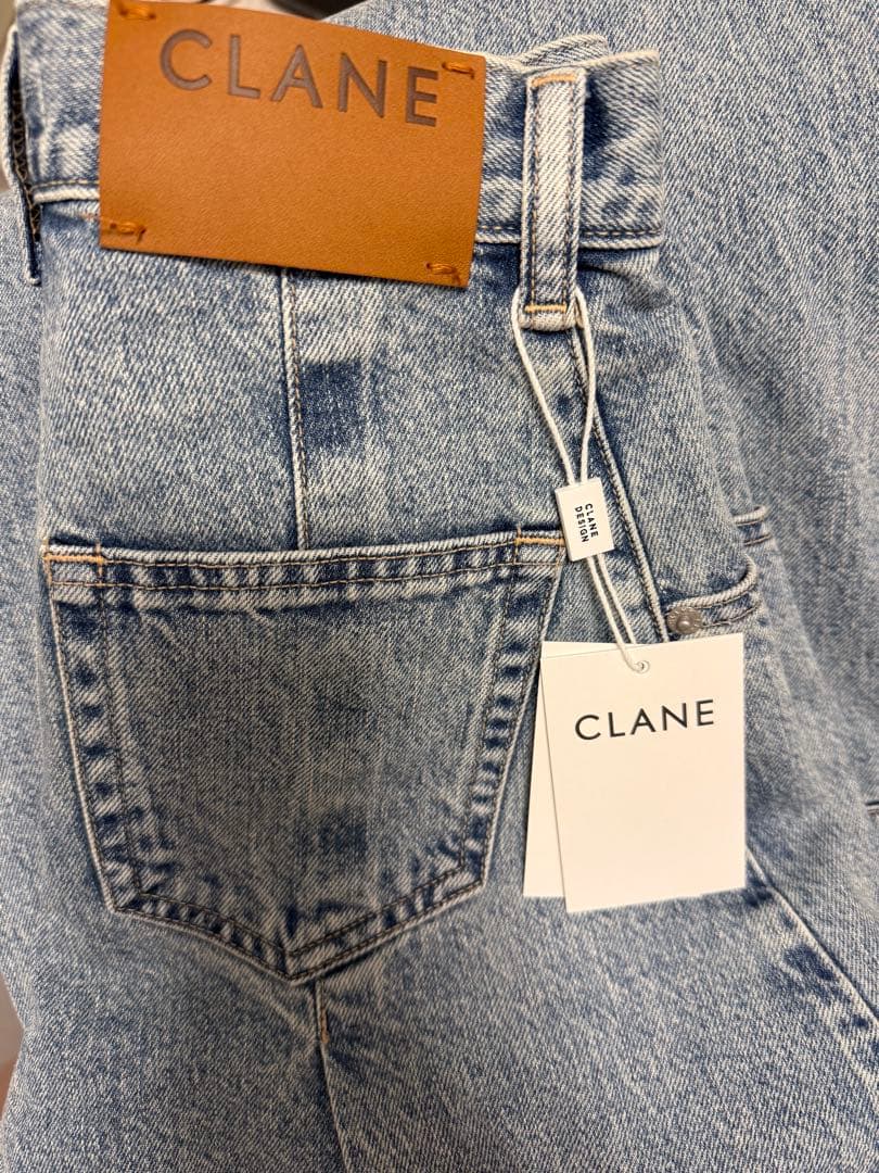 パンツ CLANE COCOON BULKY DENIM PANTS
