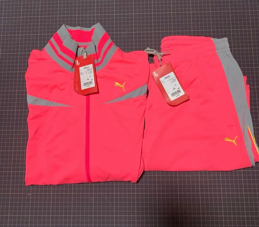 新品　未使用　プーマ　PUMA ジャージ　上下　レディースL ピンク