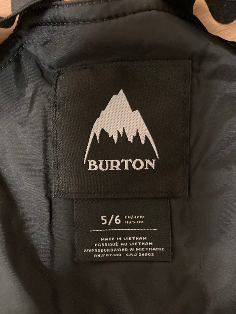 極美品 BURTON バートン キッズ スノーボード スキー ウェア 5サイズ