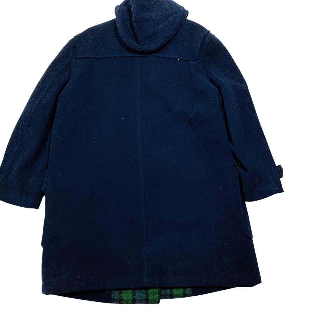 【逸品】J.PRESS ロングダッフルコート　裏キルト　トグル　ネイビー