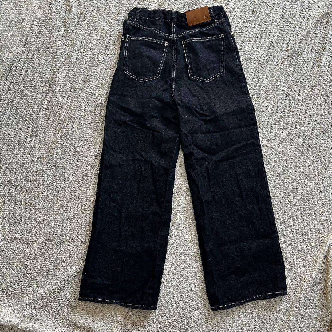 Thevon Yuna企画 ハイウエストストレートデニムパンツ