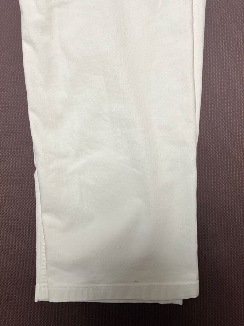 「ヤヌーク」SpillProof加工 ワイドストレート デニムパンツ