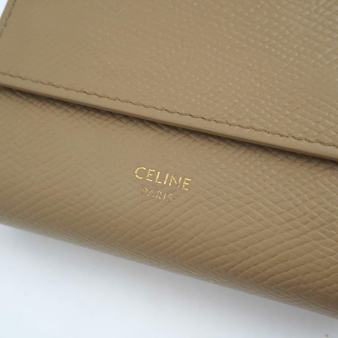 ✨未使用に近い✨　CELINE ミニ財布　スモールトリフォールド　三つ折り　刻印