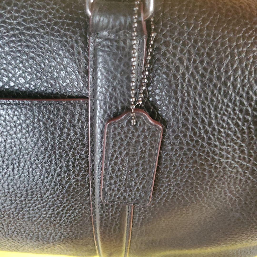 さ*し様 レアCOACHコーチ　 ボストンバック　ブラック黒 レザー ボストンバ