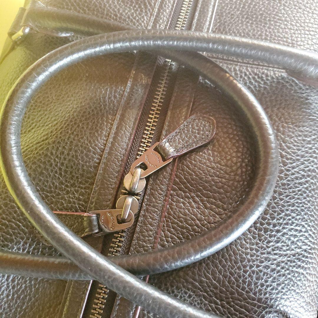 さ*し様 レアCOACHコーチ　 ボストンバック　ブラック黒 レザー ボストンバ