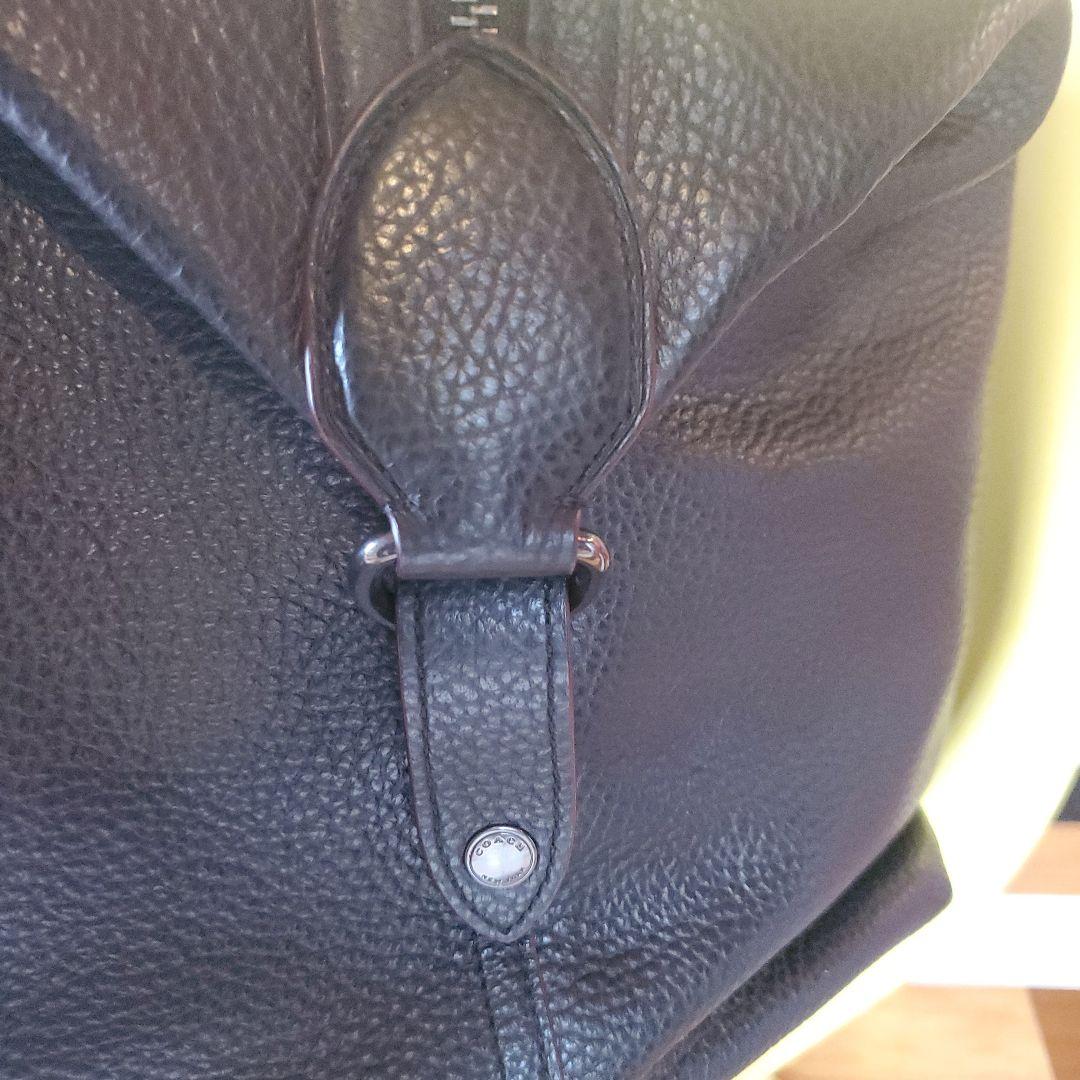 さ*し様 レアCOACHコーチ　 ボストンバック　ブラック黒 レザー ボストンバ