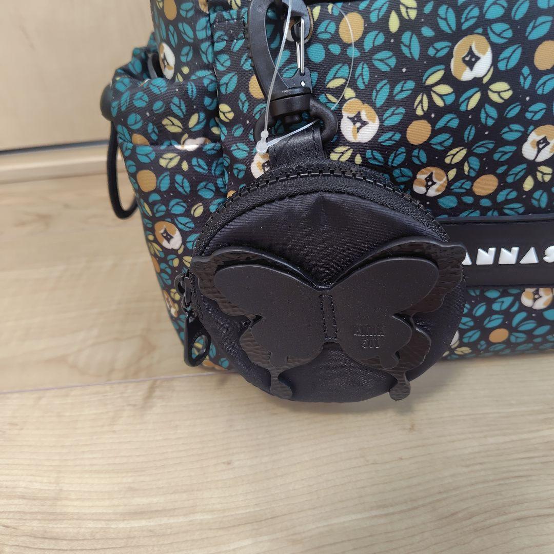 専用！ANNA SUI　ヴァケーションミニボストンバッグ　グリーン