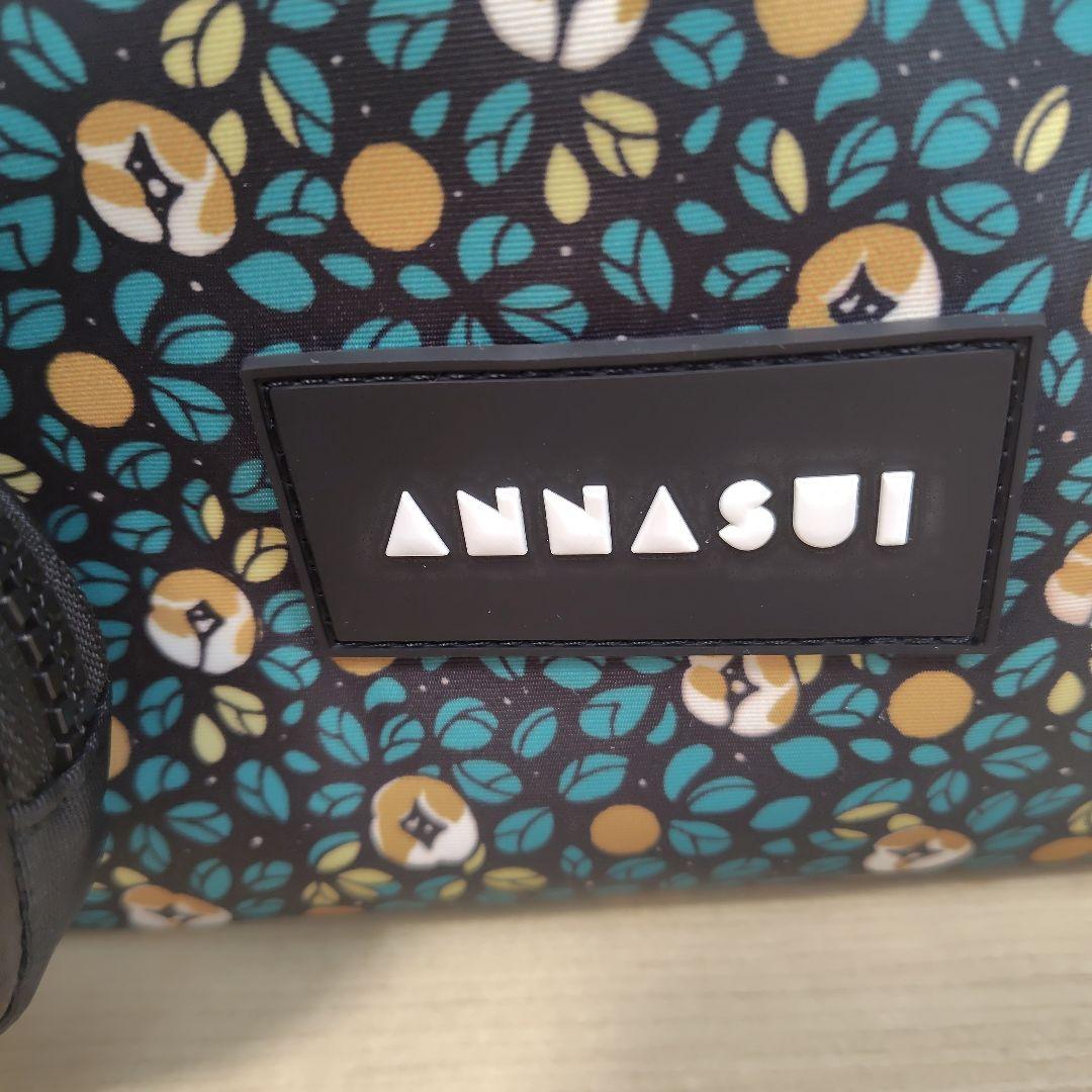 専用！ANNA SUI　ヴァケーションミニボストンバッグ　グリーン