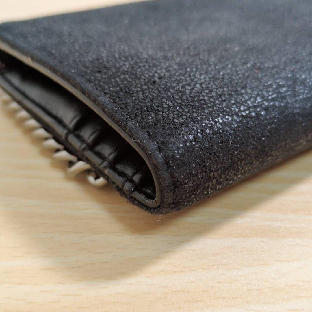 ☆おうか☆様　ステラマッカートニー ファラベラ レザー 三つ折り財布 黒