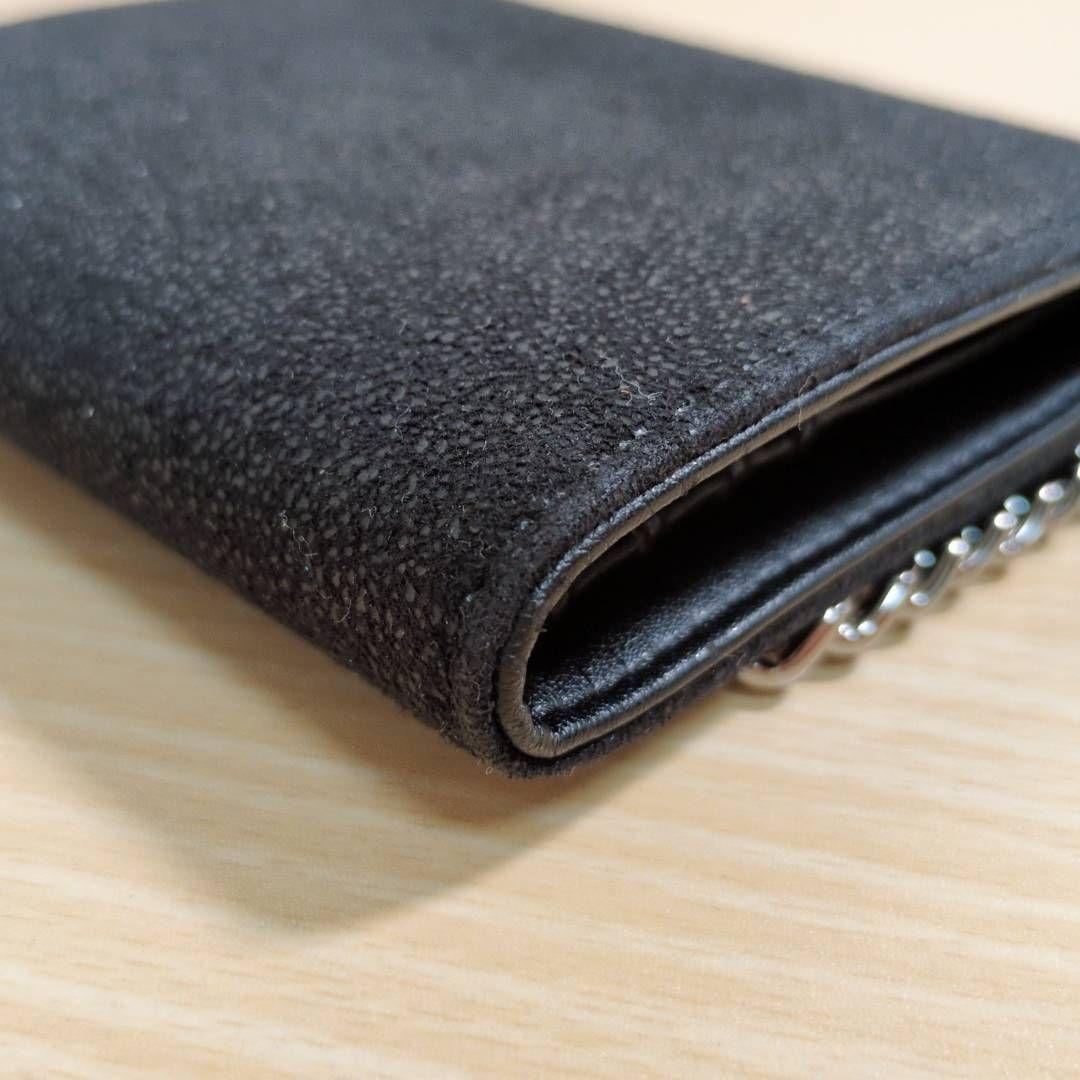 ☆おうか☆様　ステラマッカートニー ファラベラ レザー 三つ折り財布 黒