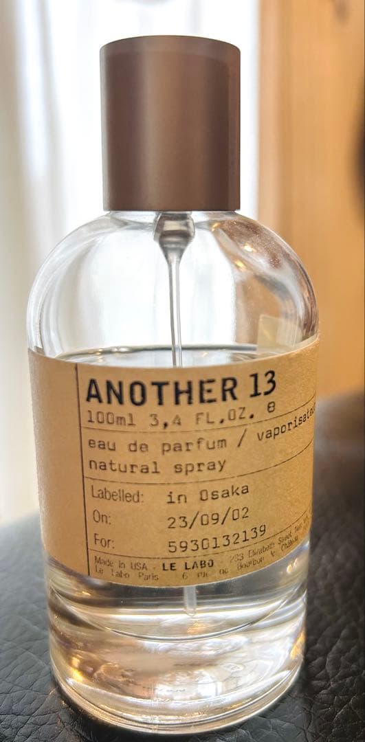 LE LABO ANOTHER 13 100ml オードパルファム　残８割強
