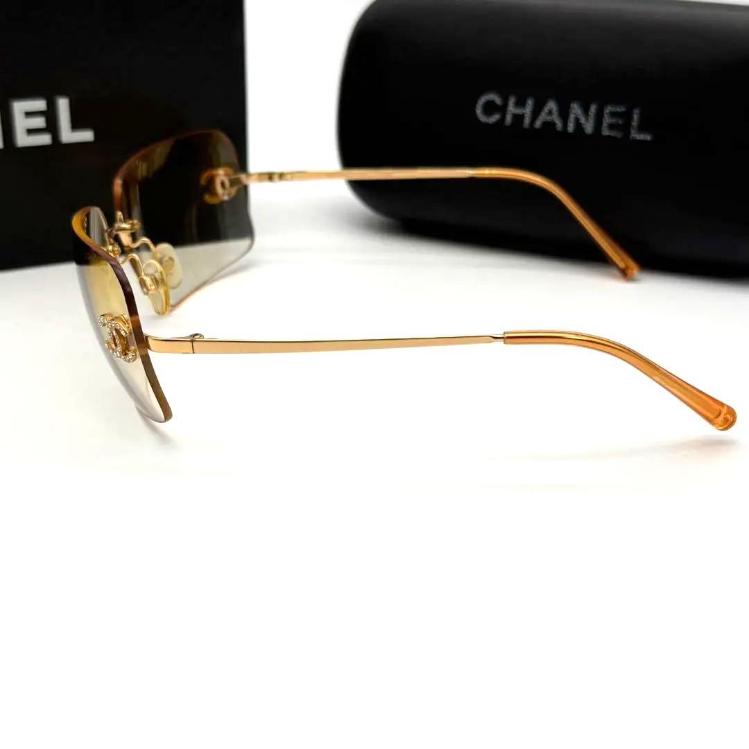 CHANEL ココマーク サングラス ラインストーン ココマーク 4017D