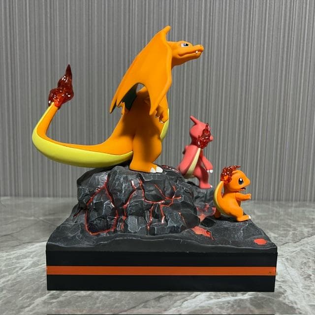 し*き様 【 新品 】リザードン　リザード　ヒトカゲ　ガレキ　フィギュア　セット